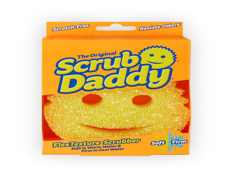 Scrub Daddy - Eponge originale, 10 x 3,8cm - Jaune