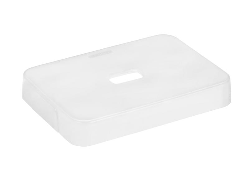 Boite de rangement avec couvercle transparent sigma home box 13 l (blanc)
