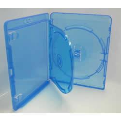 Amaray Bluray Case Double 14mm Spine Face on Face Cover Holds 2 Disks NEW 