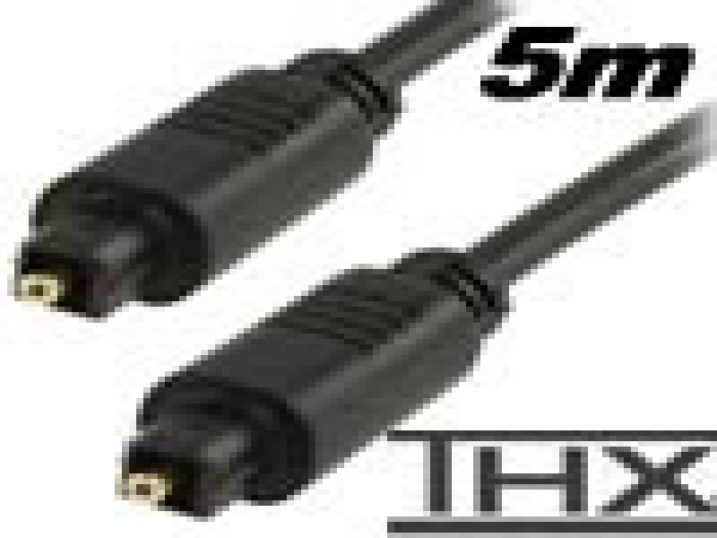 Valueline Cavo Ottico High-End Toslink – Connettori Arrotondati Universali, Segnale Visibile (Luce Rossa), Nero