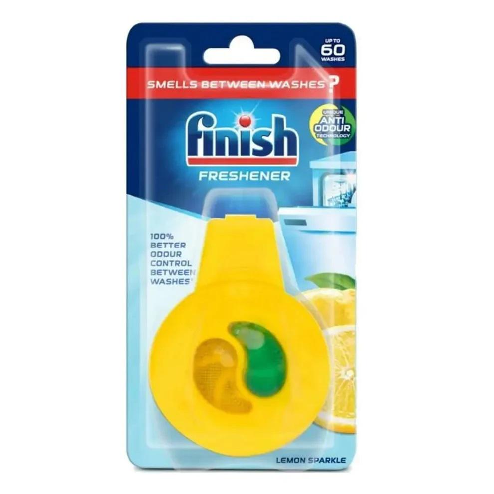 10x Finish Désodorisant pour Lave-Vaisselle - Lemon Sparkle - 4ml