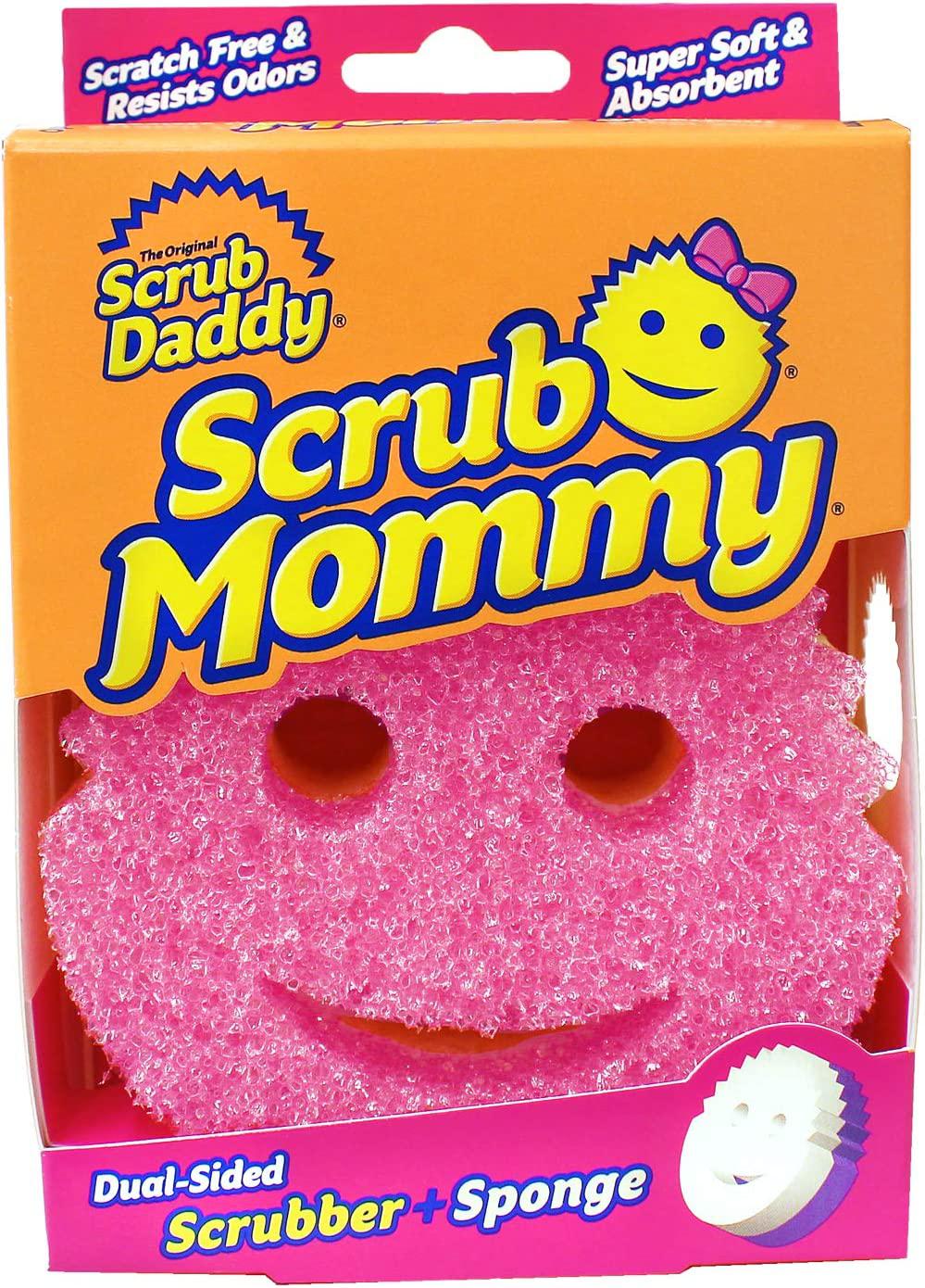 Scrub Mommy éponge anti-rayures double face, 10,2 x 3,8 cm - Rose