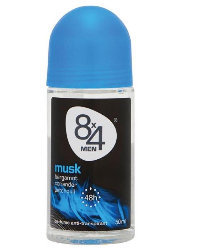 8x4 Deo Roll-on Men with aluminium - Musk