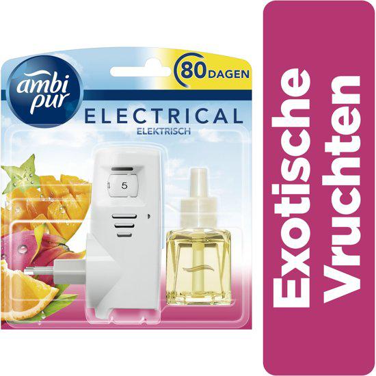 rivaal ik heb nodig injecteren Ambi Pur electric air freshener heater with adjustable odor intensity with  refill - Fruity Tropics - 20 ml