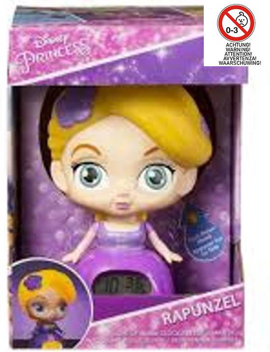 Disney Princess Rapunzel Uhr Bulb Botz Wecker 19cm Alarm Clock Uhr Kinderzimmer 