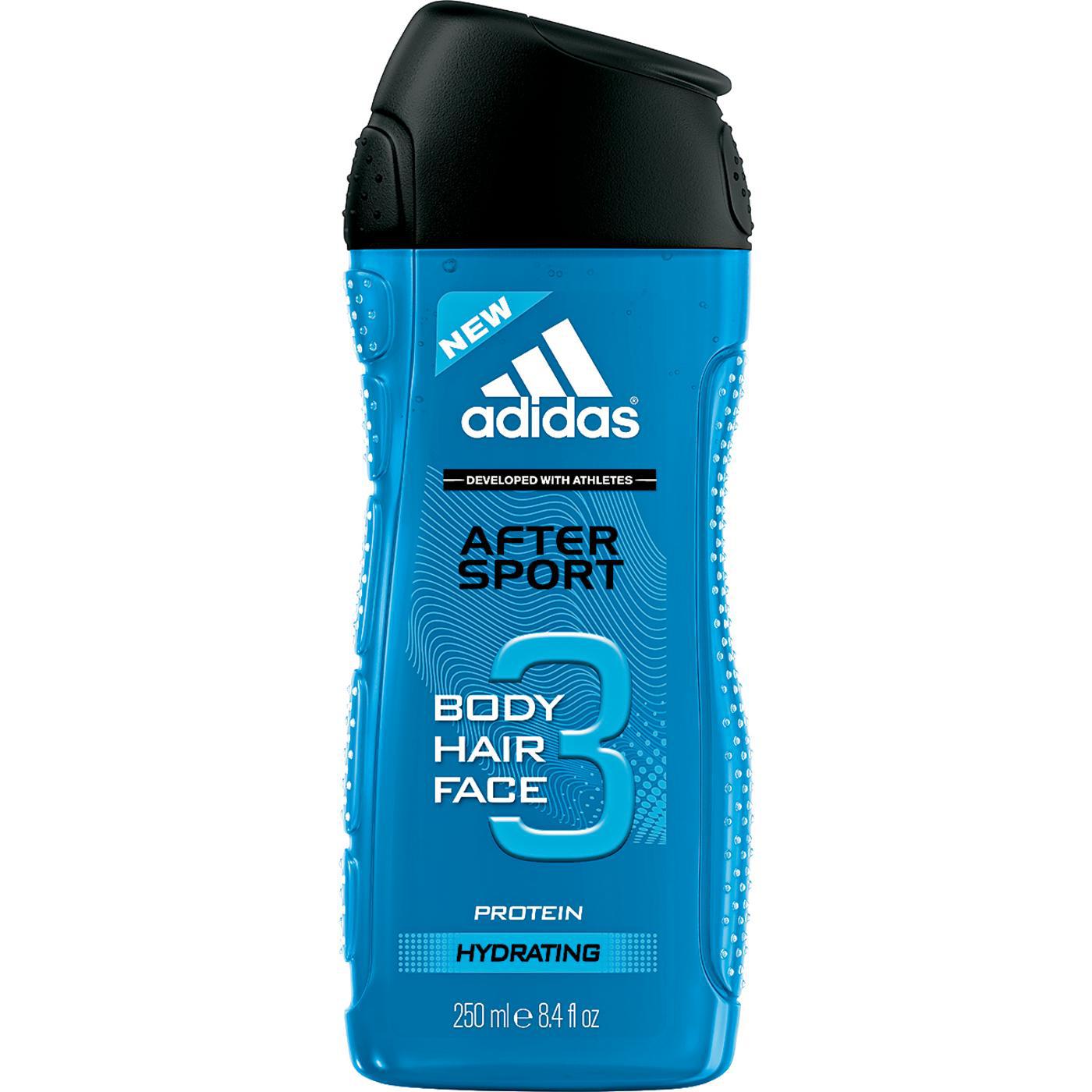 Adidas Men 3in1 Shower Gel - Body Hair Face 