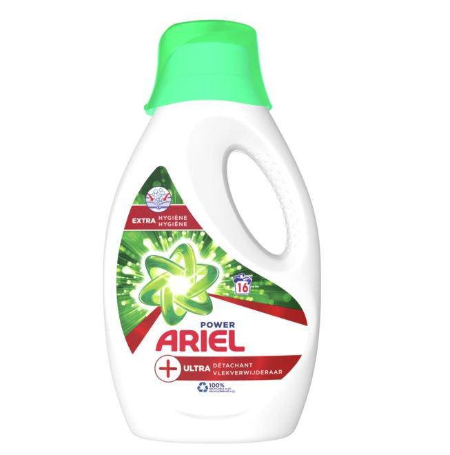 4x Ariel Lessive Liquide + Ultra Détachant - 0,88 litres/16 lavages