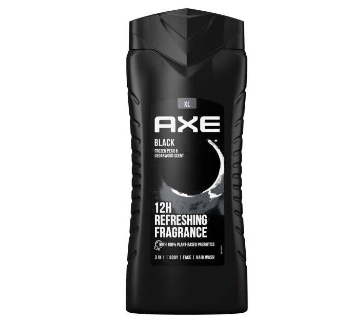 Axe Shower Gel 3in1 (for Body,Face,Hair) - Black - 400ml