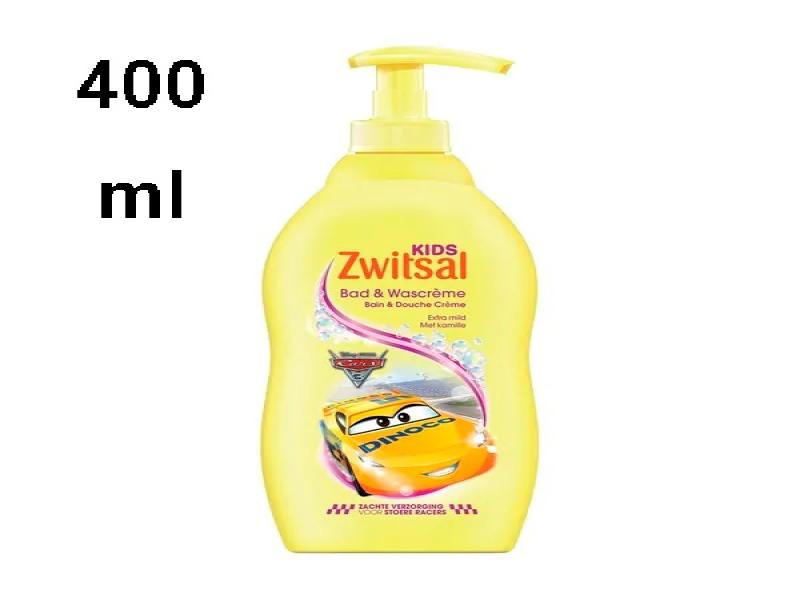 erosie Plantkunde veeg Zwitsal Kids - Bath & Wash Cream (with pump) - Cars - 400 ml