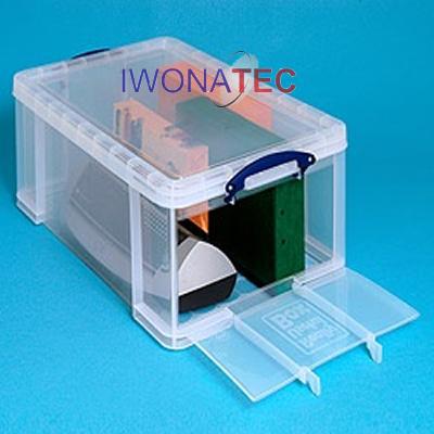 Really Useful Box 64 Litre Plastic Storage Box Clear 