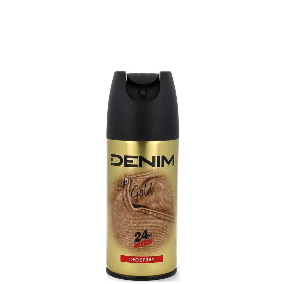 12er Pack - Denim Deodorant Spray - Gold - 150ml
