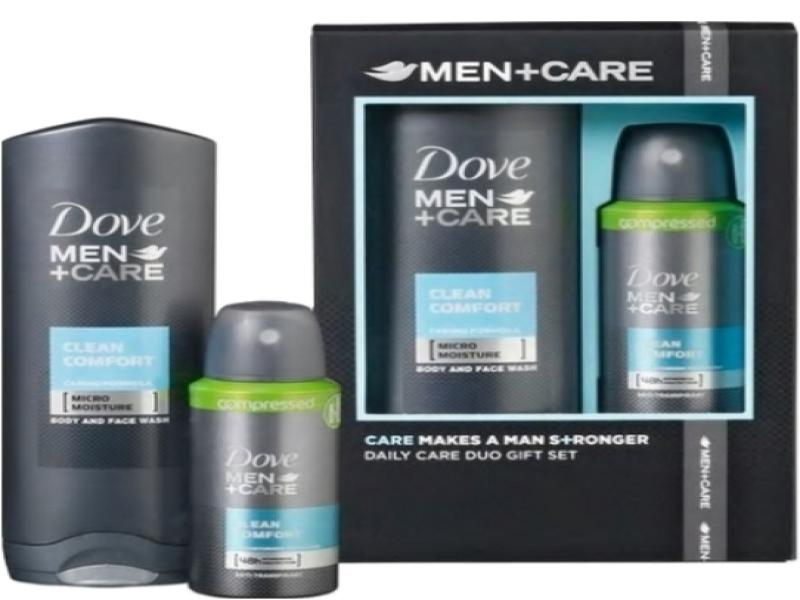 Dove Gift Set Men Care Comfort Daily Care (Shower ml +Deodorant 75ml)