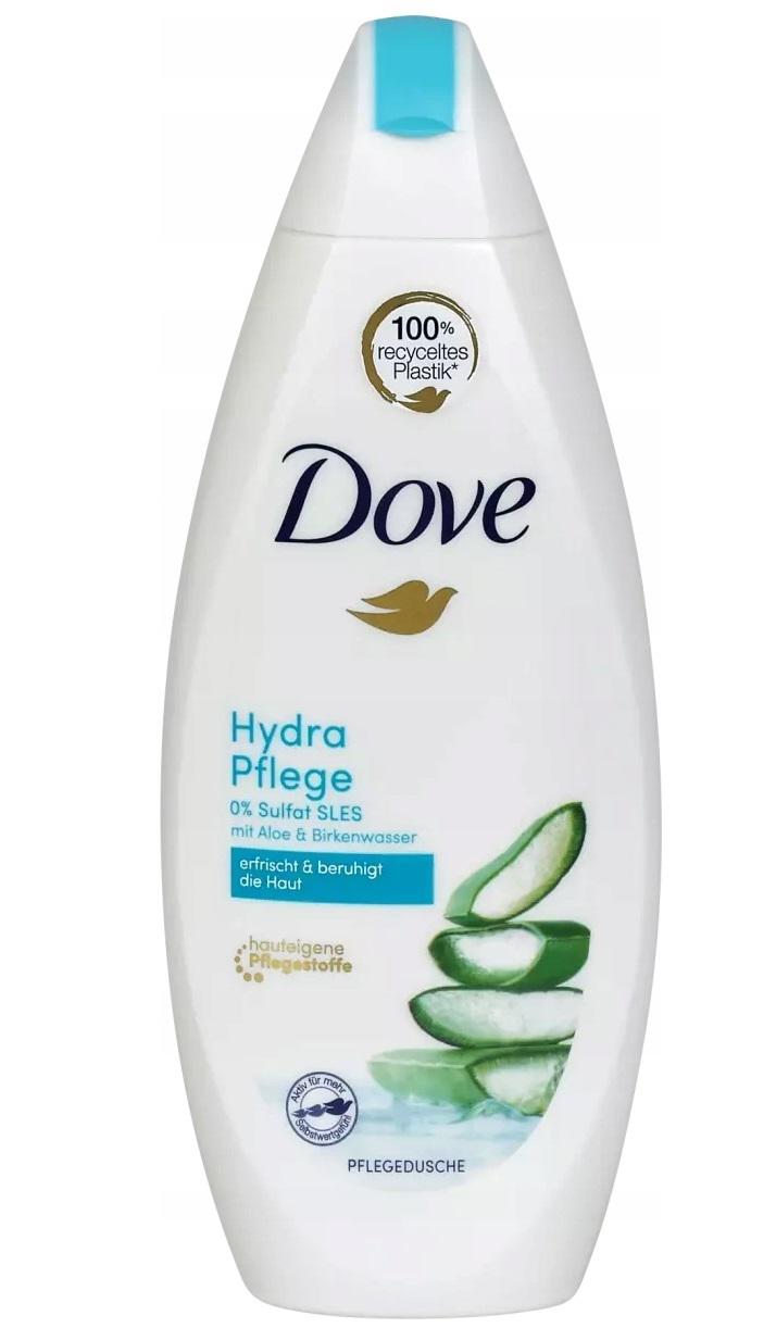 6x Dove Shower Gel - Hydra Care - with Aloe Vera & Birch Water - 250ml