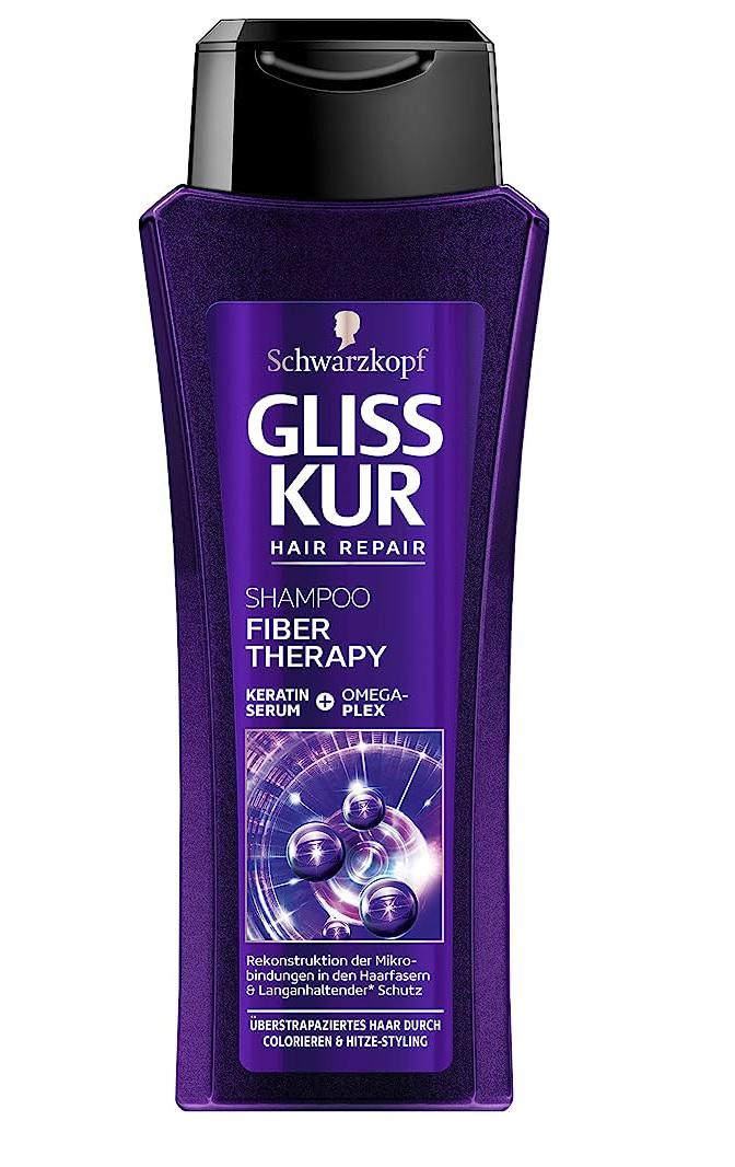 6er Pack - Gliss Kur Shampoo - Fiber Therapy - 250