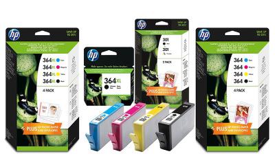 Voordelige HP inkt cartridges bundels kleur en zwart