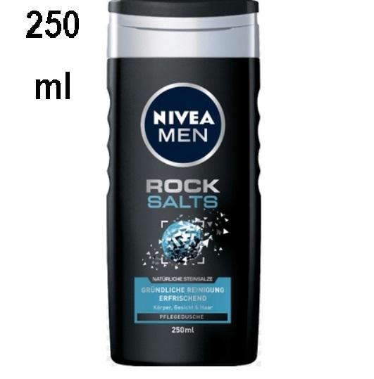 Woordenlijst Dierentuin typist Nivea Shower Gel Men - Rock Salts - 250 ml