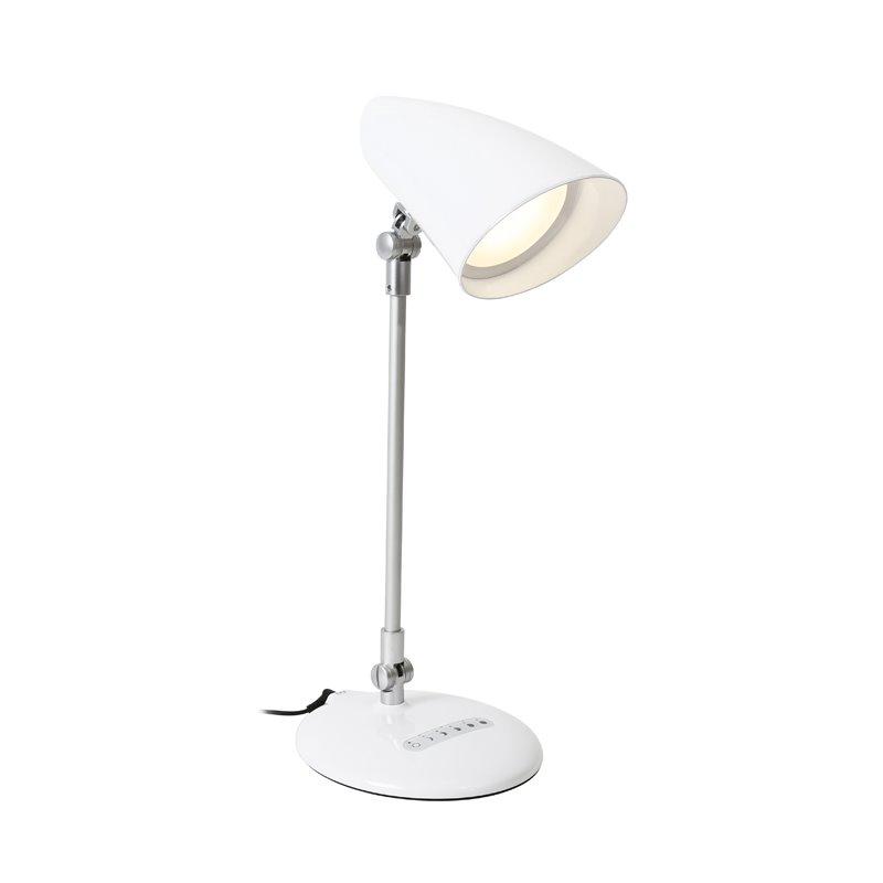 Platinet 6w Led Desk Lamp Dimmable Traditional White