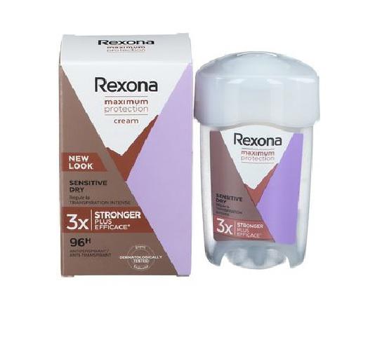 Rexona Deo Cream Stick Women Maximum Protection Sensitive Dry - 45ml