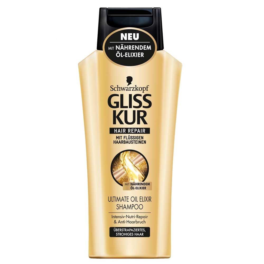 woordenboek gezantschap orkest Gliss Kur Shampoo "Ultimate Oil Elixir" - overstraped and strawy hair - 250  ml