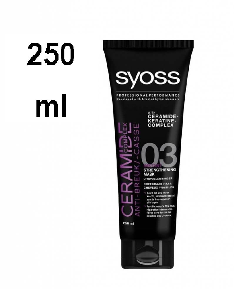 Psychologisch Transparant logica Syoss Haarmasker – Treatment Ceramide - voor breekbaar haar - 250 ml