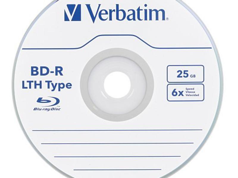 R 25gb Verbatim Lth Type Logo Blu Ray Recordable Disc 6x Speed Cakebox 40 Disc