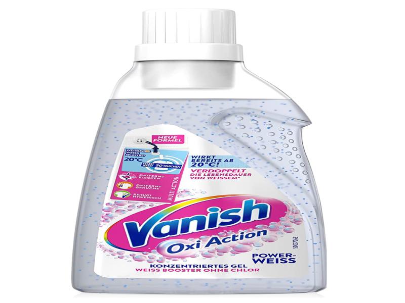 Vanish, oxi action 2en1 preserve le blanc + detachant, les 12
